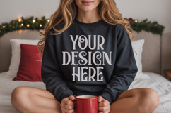 Christmas Gildan 18000 Crewneck Sweatshirt Mockups Product Image 1