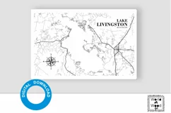 Livingston Lake PDF, AI, SVG - Wood Multilayer Laser Cut Des Product Image 3