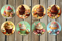 Easter cake | car coaster &amp; key chain sublimation designs Product Image 3