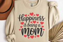 Happiness is being a mom PNG, Mothers Day Sublimation PNG Product Image 3