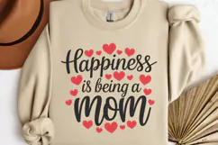 Happiness is being a mom PNG, Mothers Day Sublimation PNG Product Image 3