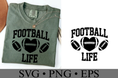 Football Life Svg | Game Day Svg | Sport Svg | Shirt Svg Product Image 3
