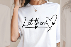 Let them SVG, Inspirational, Mental health SVG, Let them PNG Product Image 10