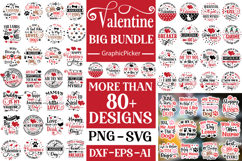 Mega Valentine Bundle, Valentine&#039;s Day SVG Big Bundle, Love Product Image 3