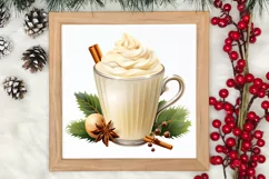 Christmas Drink Clipart Sublimation, Christmas PNG Product Image 3