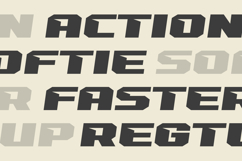 Dark Turbo - Bold Italic Racing Font Product Image 3