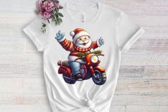 Funny Snowman Sublimation Clipart, watercolor Clipart Product Image 3