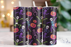 Halloween Skeleton Tumbler Wrap | Sublimation | Tumblers Product Image 1