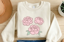 Coquette Floral Clipart PNG SVG, Pastel Bows Flowers Stars Product Image 3