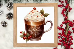 Christmas Drink Clipart Sublimation, Christmas PNG Product Image 3