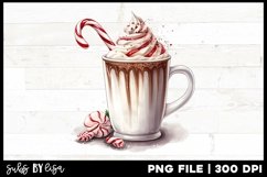 Christmas Coffee Latte Sublimation Designs | Set 1 Product Image 2