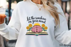 Let the sunshine on your PNG, Sunflower Sublimation PNG Product Image 1