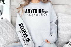 Anything is posible SVG PNG, believe in yourself SVG Product Image 3