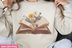 Book Reader Sublimation PNG Product Image 1