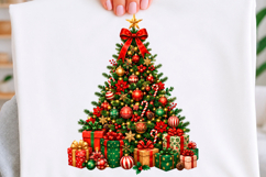 Classic Christmas Tree T-shirt Png Product Image 1
