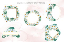 Watercolor Daisy Frames Product Image 2
