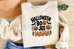 Halloween Boo Jee Mama Sublimation PNG Design Product Image 3