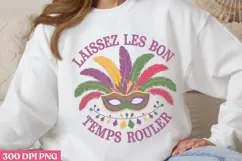 Laissez Les Bon Temps PNG, Mardi Gras Sublimation PNG Product Image 3