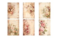 30 Vintage flowers scrapbooking cards Product Image 4