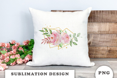 Watercolor Flowers Bouquet png Product Image 3