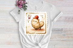 Christmas Postage Stamps Sublimation Clipart, Product Image 3