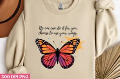 No one can do it for you PNG, Motivation Sublimation PNG Product Image 3