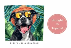 Summer Tumbler Wrap, Staffordshire Bull Terrier Tumbler Product Image 3