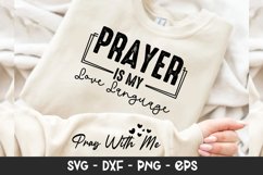 Prayer is My Love Language Inspirational SVG T-shirt Design Product Image 2