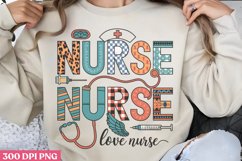 Nurse Love Nurse PNG, Valentine Nurse Sublimation PNG Product Image 3