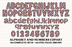 Basketball sport alphabet clipart, basketball letters doodle Product Image 3