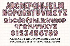 Basketball sport alphabet clipart, basketball letters doodle Product Image 3