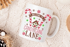 Welcome to Candy Cane Lane Svg, Gingerbread house Svg. Product Image 4