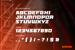 BREGA Bold Sport Display Font Product Image 3