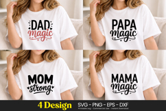 Dad Papa Mama Mom Magic SVG PNG Product Image 1