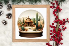 Western Christmas Watercolor Clipart Product Image 3