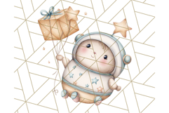 Kawaii Space Vehicles Clipart PNG, Cute Sci-Fi Tech Clip Art Product Image 3