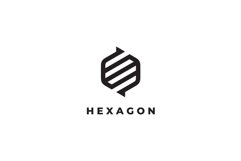 Hexagon Arrows logo design vector template Product Image 3