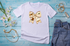 Equestrian Horseback Coquette Bow Clipart, horseback riding Product Image 3