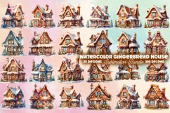 Mega Christmas Watercolor Clipart Bundle, Sublimation Bundle Product Image 3