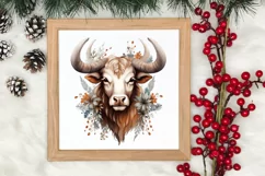 Cozy Christmas Farm Clipart, Christmas Clipart Product Image 3