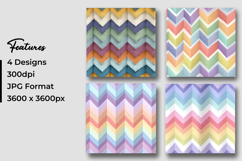 Chevron Zig Zag Pattern Digital Paper Product Image 3