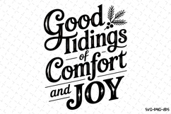 Good Tidings of Comfort and Joy Svg | Christmas Svg | Svg Product Image 1