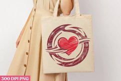 Heart swirl design PNG, Valentines Day Stamps Clipart PNG Product Image 3