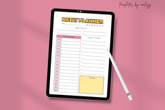Minimal Daily Planner Digital Template | Simple Aesthetic Product Image 3