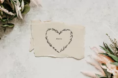 Floral heart frame SVG PNG EPS Product Image 3