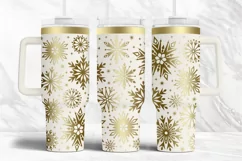 Tumbler laser svg| 40oz Tumbler Christmas Snowflakes wrap Product Image 3