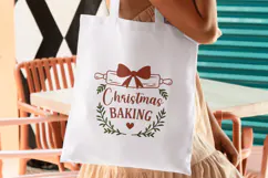 Christmas Kitchen - Rolling Pin SVG, PNG, DXF Product Image 3