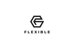 Hexagon Letter F Logo Design Vector Template Product Image 3