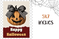 Happy Halloween Greeting Card, Halloween Wall Art Print Product Image 3