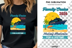 Family Cruise 2026 PNG | Cruise Vacation Shirt Design Product Image 3